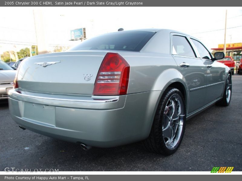 Satin Jade Pearl / Dark Slate Gray/Light Graystone 2005 Chrysler 300 C HEMI