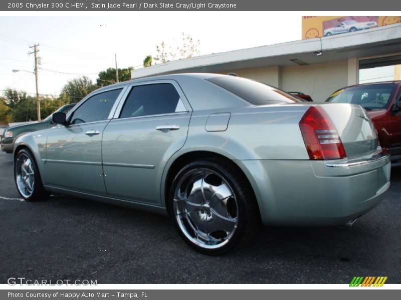 Satin Jade Pearl / Dark Slate Gray/Light Graystone 2005 Chrysler 300 C HEMI