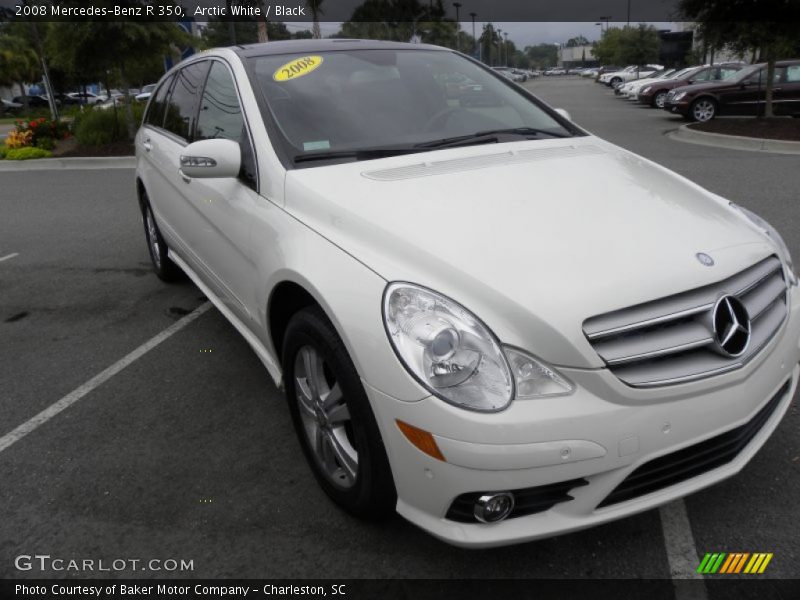 Arctic White / Black 2008 Mercedes-Benz R 350