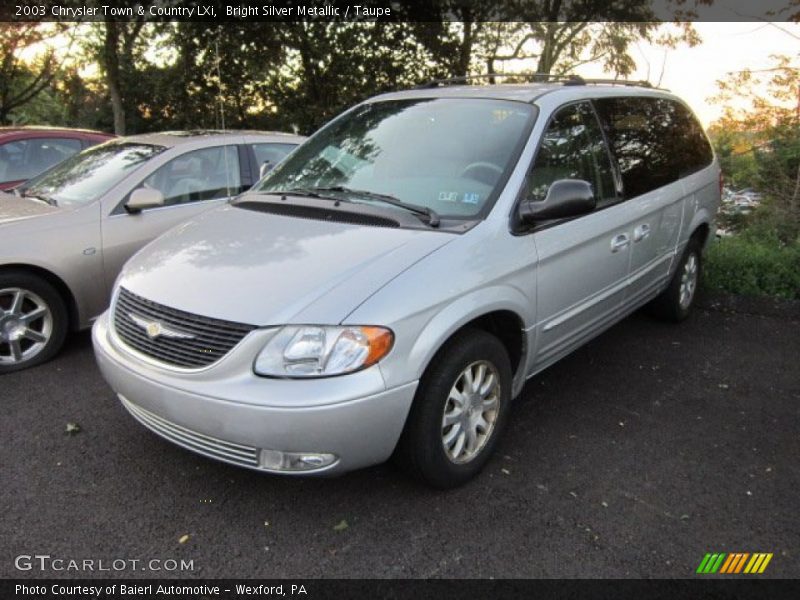 Bright Silver Metallic / Taupe 2003 Chrysler Town & Country LXi