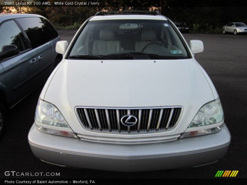 White Gold Crystal / Ivory 2003 Lexus RX 300 AWD