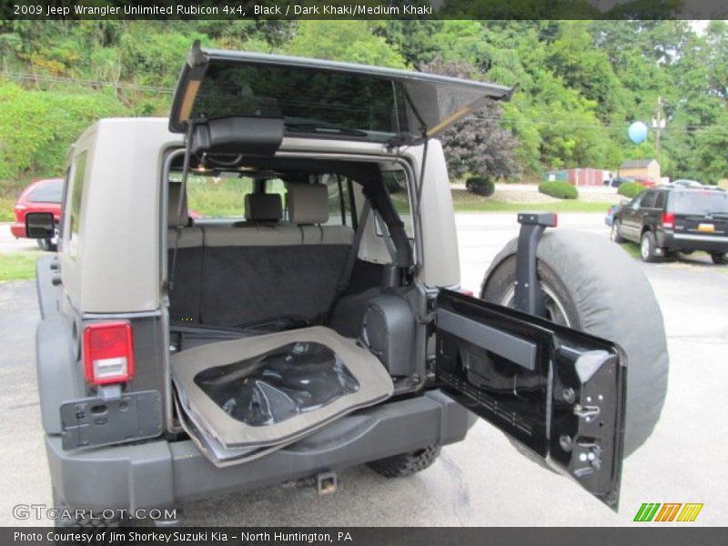 Black / Dark Khaki/Medium Khaki 2009 Jeep Wrangler Unlimited Rubicon 4x4