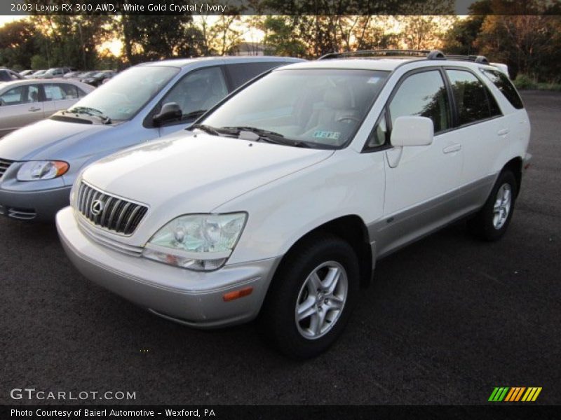 White Gold Crystal / Ivory 2003 Lexus RX 300 AWD