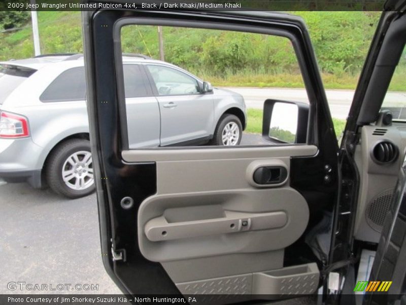 Black / Dark Khaki/Medium Khaki 2009 Jeep Wrangler Unlimited Rubicon 4x4