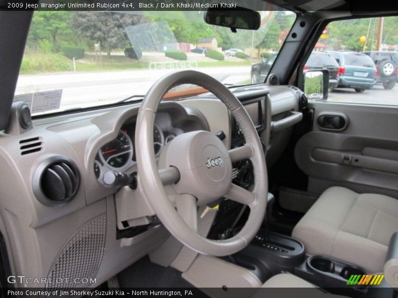  2009 Wrangler Unlimited Rubicon 4x4 Dark Khaki/Medium Khaki Interior