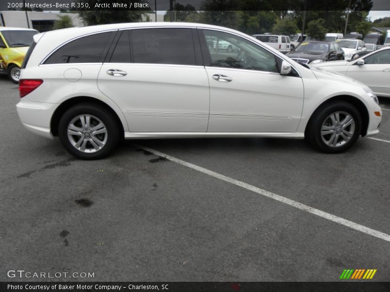 Arctic White / Black 2008 Mercedes-Benz R 350