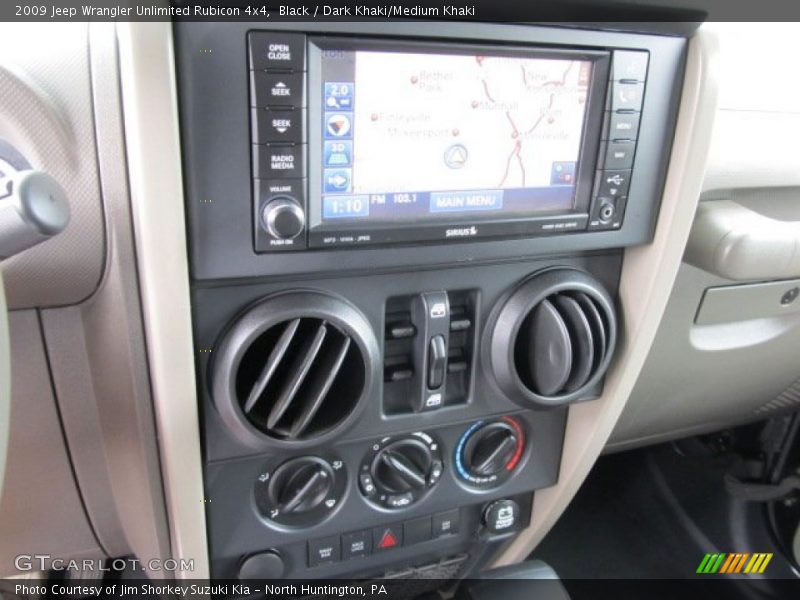 Controls of 2009 Wrangler Unlimited Rubicon 4x4
