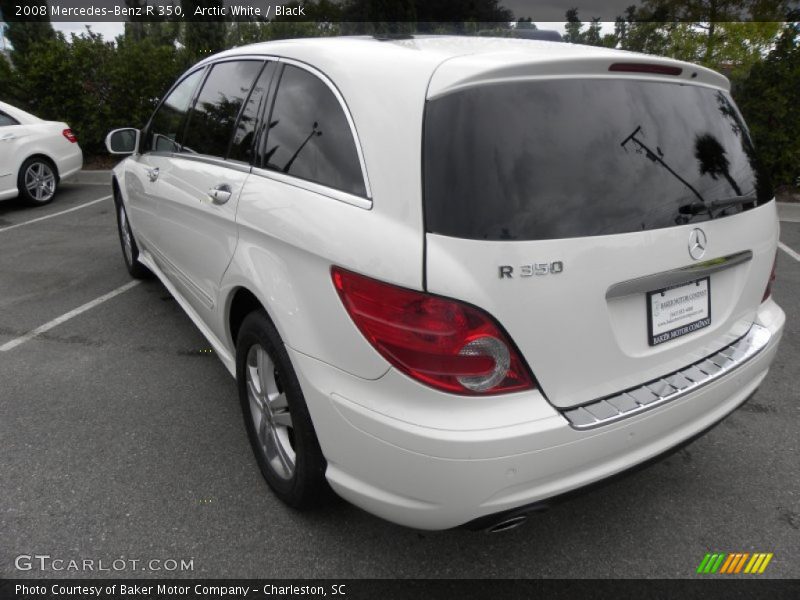 Arctic White / Black 2008 Mercedes-Benz R 350