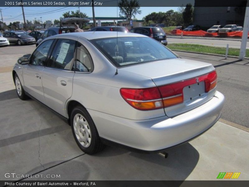 Bright Silver / Gray 2001 Saturn L Series L200 Sedan