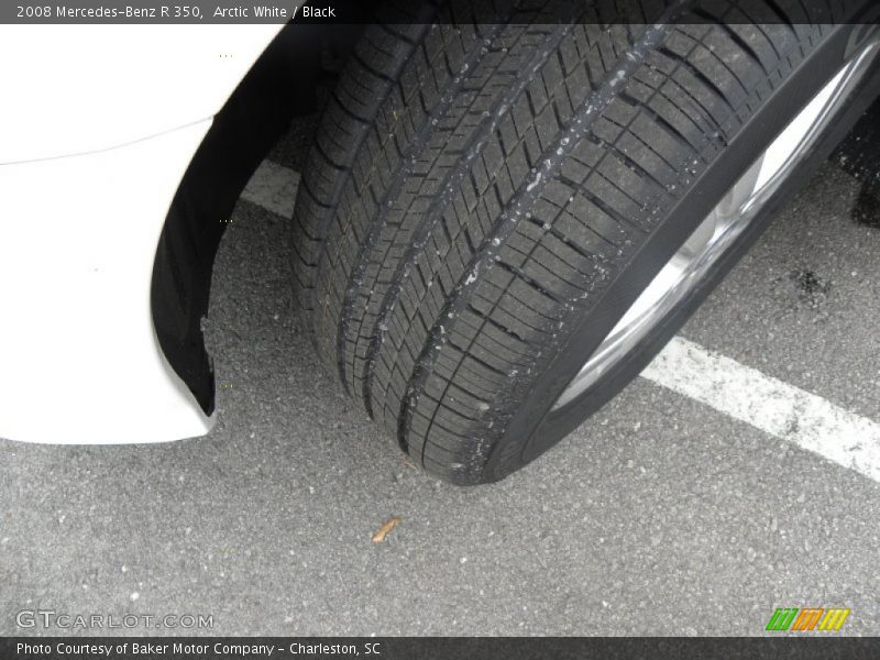 Arctic White / Black 2008 Mercedes-Benz R 350