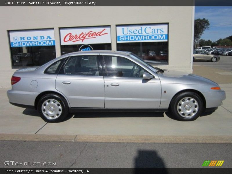 Bright Silver / Gray 2001 Saturn L Series L200 Sedan