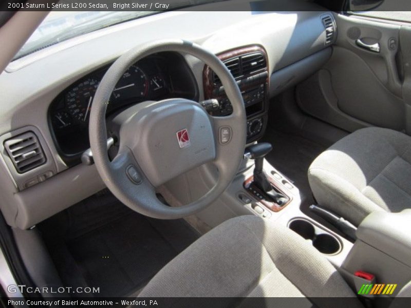 Bright Silver / Gray 2001 Saturn L Series L200 Sedan