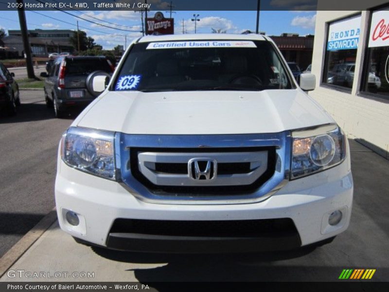 Taffeta White / Gray 2009 Honda Pilot EX-L 4WD