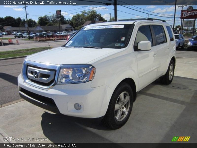 Taffeta White / Gray 2009 Honda Pilot EX-L 4WD
