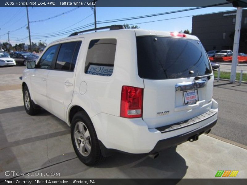 Taffeta White / Gray 2009 Honda Pilot EX-L 4WD