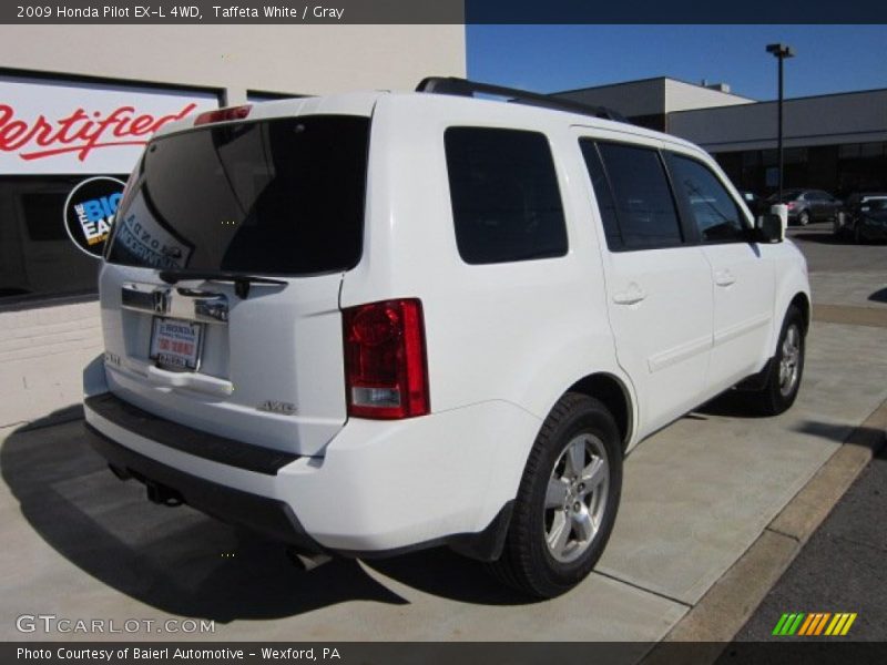 Taffeta White / Gray 2009 Honda Pilot EX-L 4WD