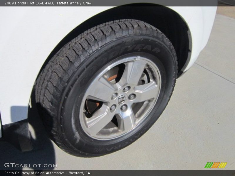 Taffeta White / Gray 2009 Honda Pilot EX-L 4WD