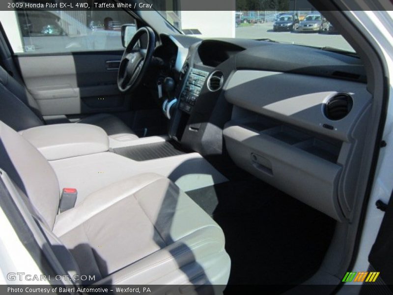 Taffeta White / Gray 2009 Honda Pilot EX-L 4WD