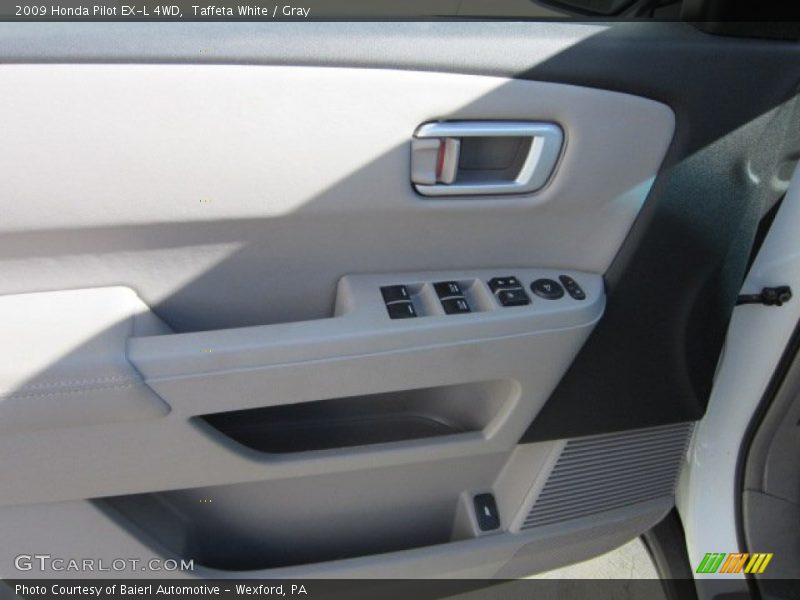 Taffeta White / Gray 2009 Honda Pilot EX-L 4WD