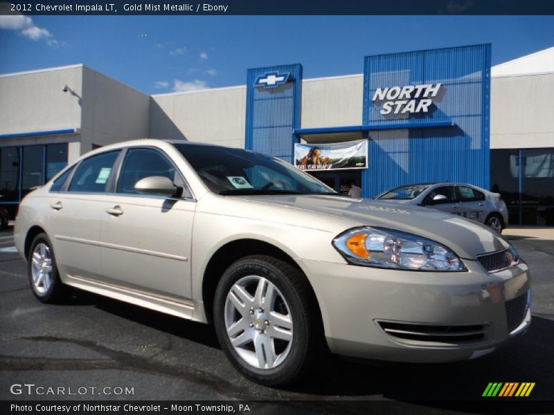 Gold Mist Metallic / Ebony 2012 Chevrolet Impala LT