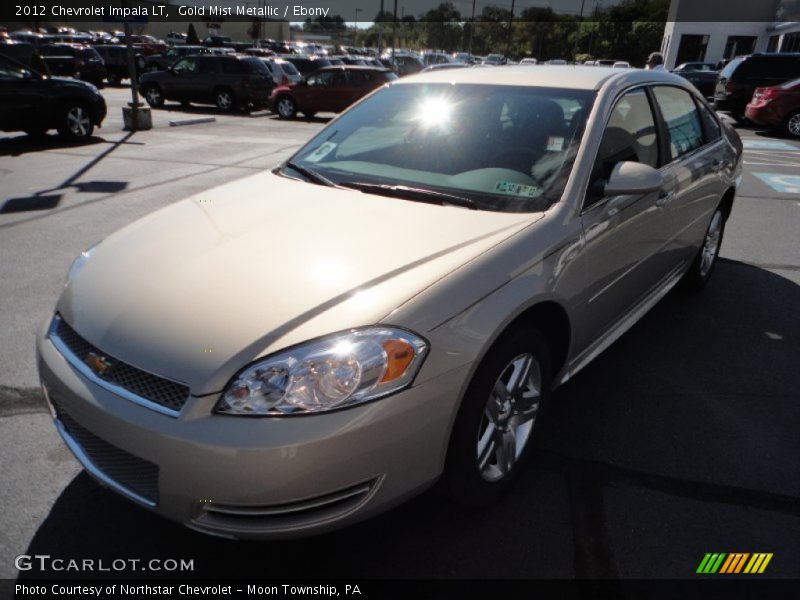 Gold Mist Metallic / Ebony 2012 Chevrolet Impala LT