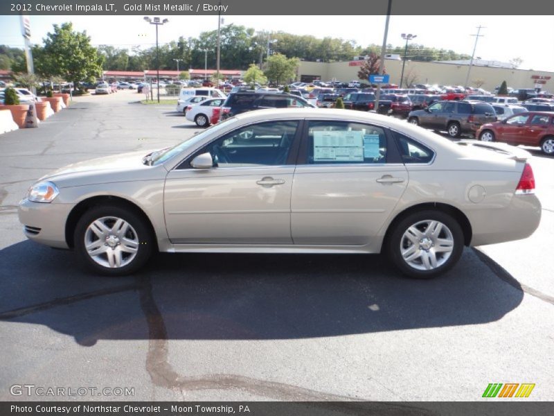 Gold Mist Metallic / Ebony 2012 Chevrolet Impala LT