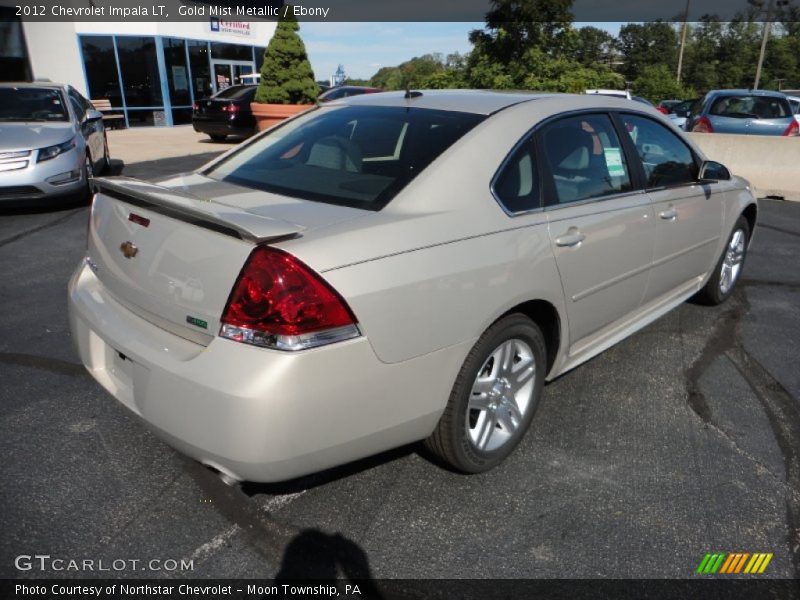 Gold Mist Metallic / Ebony 2012 Chevrolet Impala LT