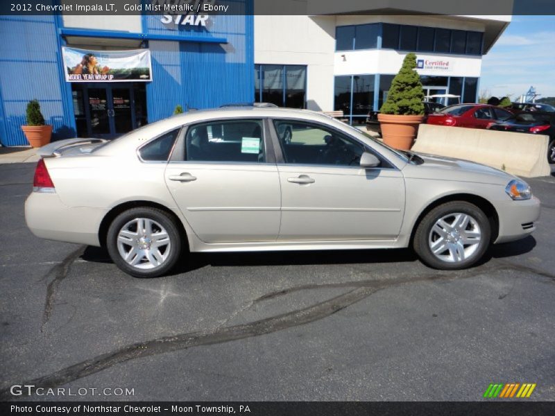 Gold Mist Metallic / Ebony 2012 Chevrolet Impala LT