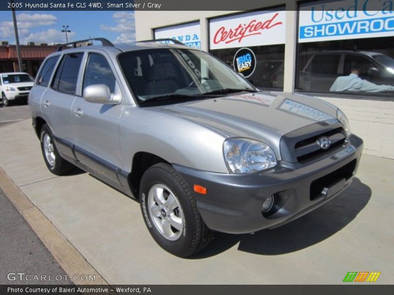 Smart Silver / Gray 2005 Hyundai Santa Fe GLS 4WD