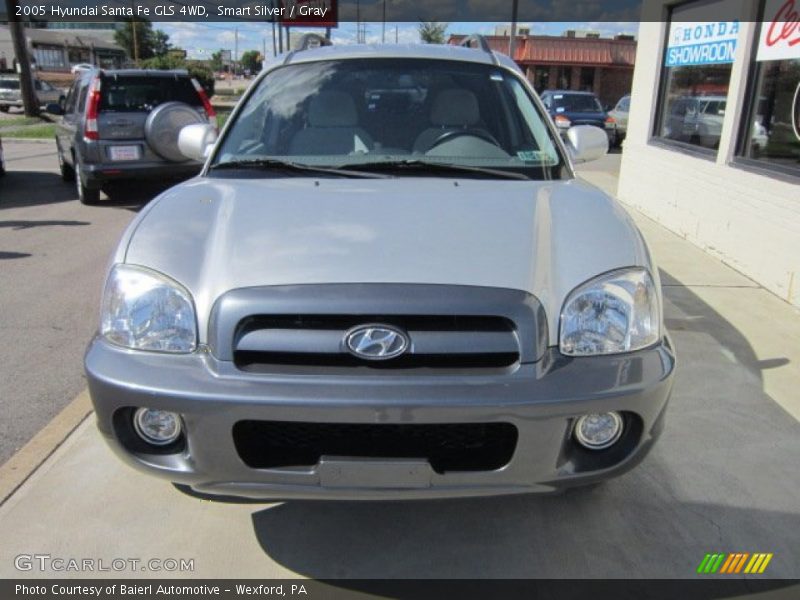 Smart Silver / Gray 2005 Hyundai Santa Fe GLS 4WD
