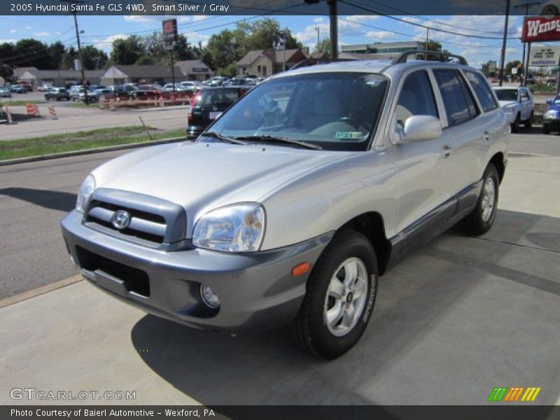 Smart Silver / Gray 2005 Hyundai Santa Fe GLS 4WD