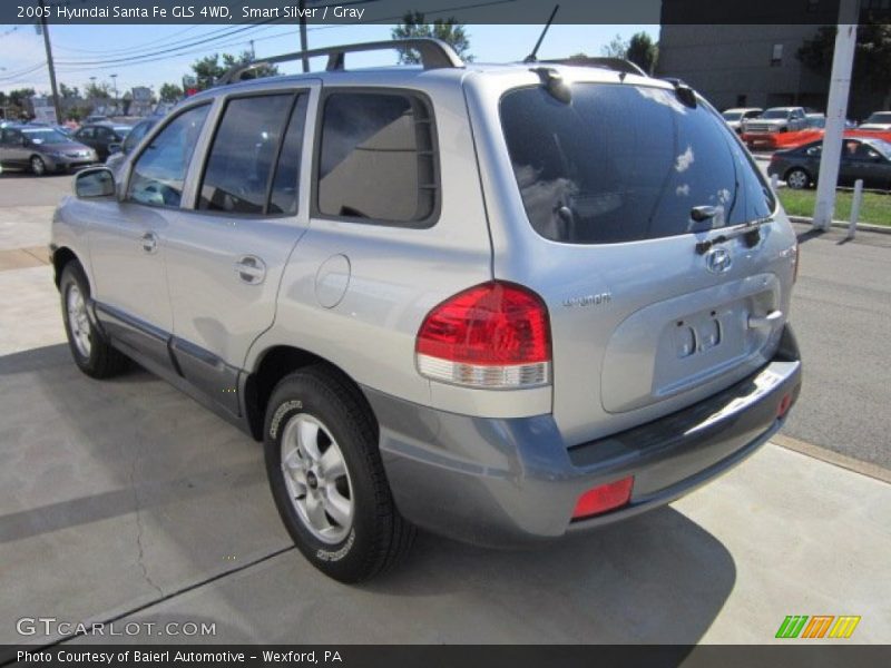 Smart Silver / Gray 2005 Hyundai Santa Fe GLS 4WD