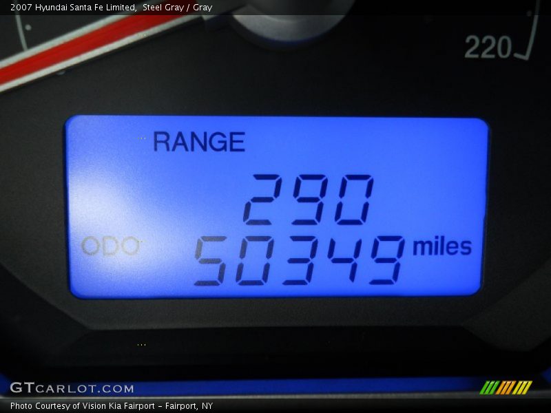 Steel Gray / Gray 2007 Hyundai Santa Fe Limited