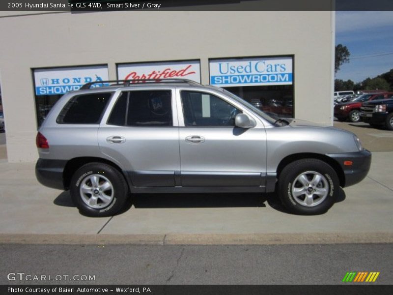 Smart Silver / Gray 2005 Hyundai Santa Fe GLS 4WD