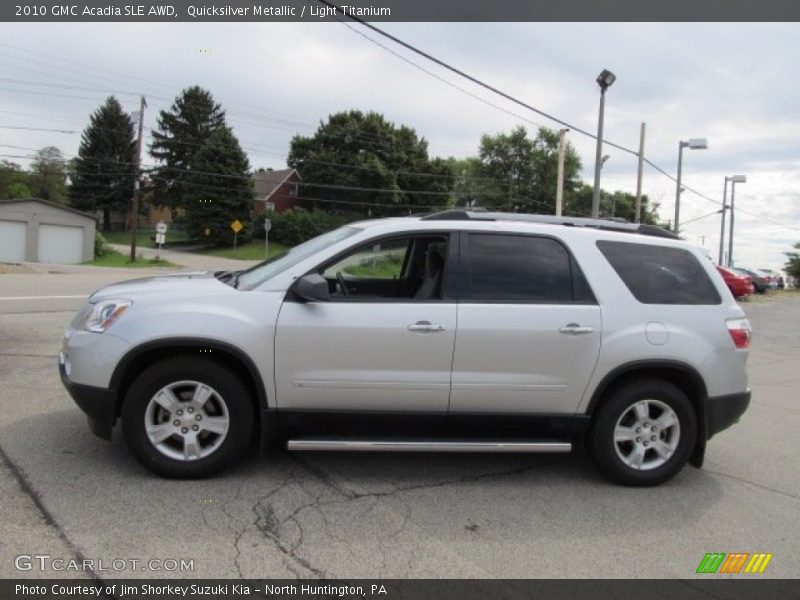 Quicksilver Metallic / Light Titanium 2010 GMC Acadia SLE AWD