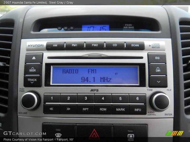 Steel Gray / Gray 2007 Hyundai Santa Fe Limited