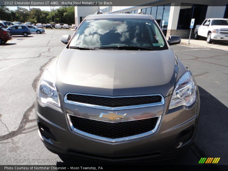 Mocha Steel Metallic / Jet Black 2012 Chevrolet Equinox LT AWD