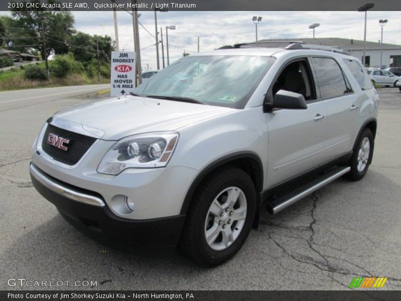 Quicksilver Metallic / Light Titanium 2010 GMC Acadia SLE AWD