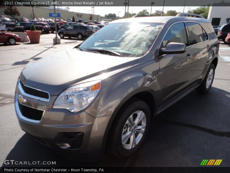Mocha Steel Metallic / Jet Black 2012 Chevrolet Equinox LT AWD