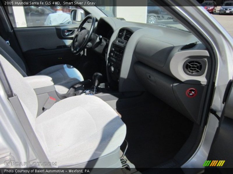 Smart Silver / Gray 2005 Hyundai Santa Fe GLS 4WD