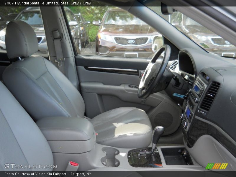 Steel Gray / Gray 2007 Hyundai Santa Fe Limited