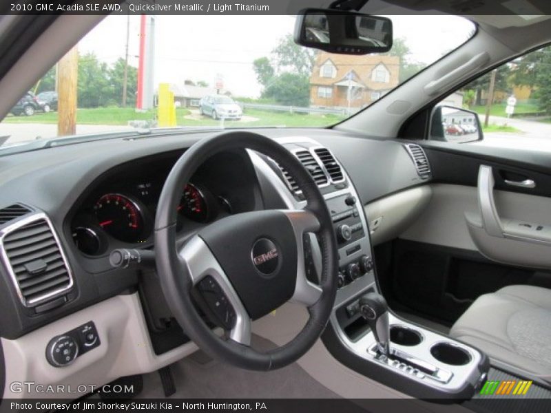 Quicksilver Metallic / Light Titanium 2010 GMC Acadia SLE AWD