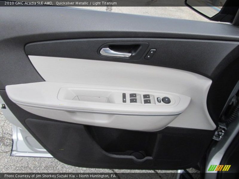 Quicksilver Metallic / Light Titanium 2010 GMC Acadia SLE AWD