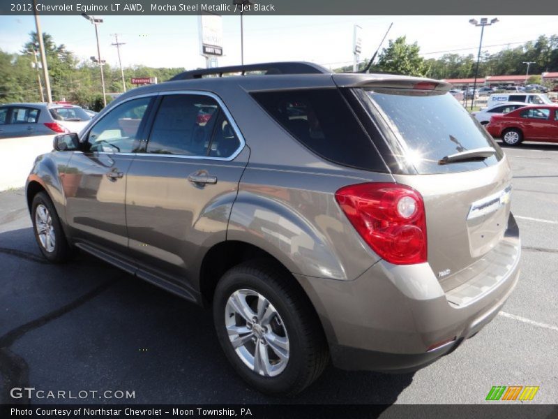 Mocha Steel Metallic / Jet Black 2012 Chevrolet Equinox LT AWD