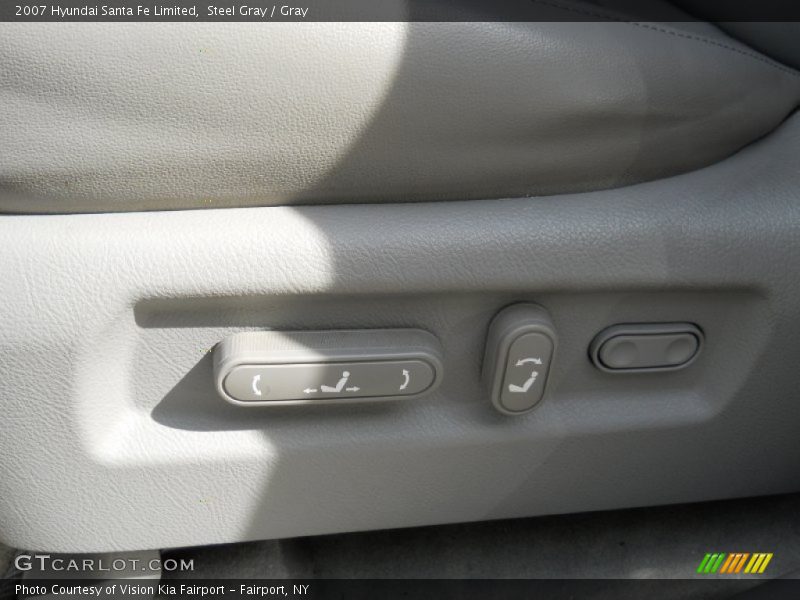 Steel Gray / Gray 2007 Hyundai Santa Fe Limited