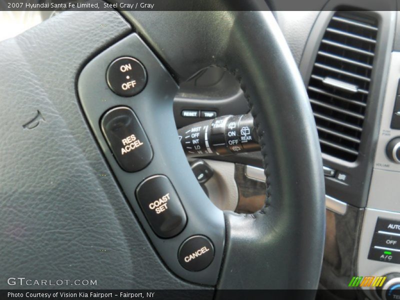 Steel Gray / Gray 2007 Hyundai Santa Fe Limited