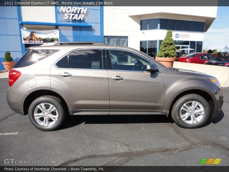 Mocha Steel Metallic / Jet Black 2012 Chevrolet Equinox LT AWD