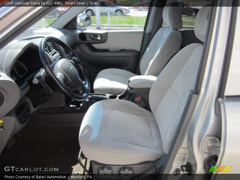 Smart Silver / Gray 2005 Hyundai Santa Fe GLS 4WD
