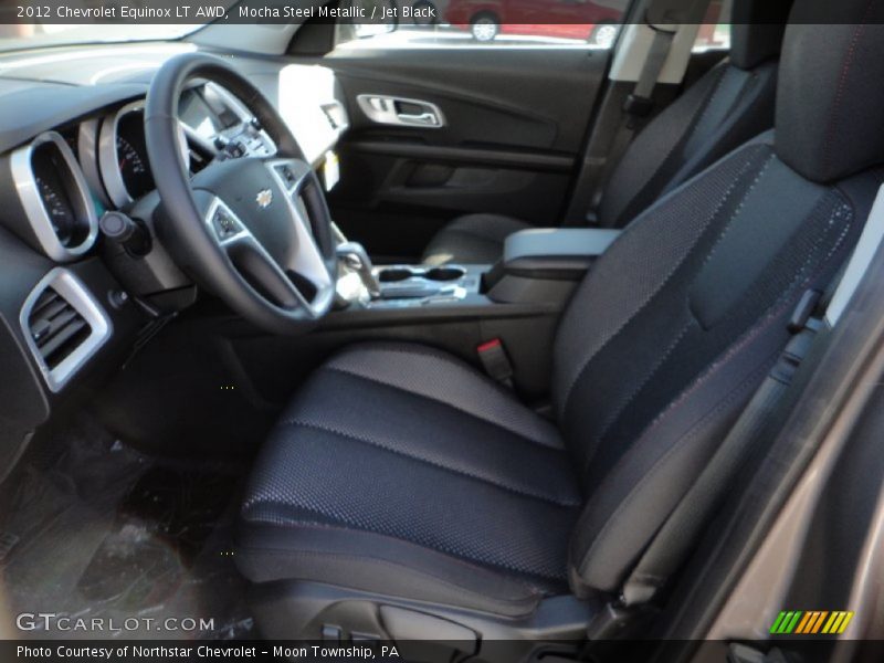 Mocha Steel Metallic / Jet Black 2012 Chevrolet Equinox LT AWD