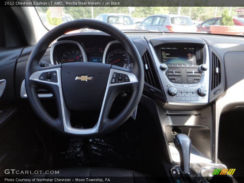Mocha Steel Metallic / Jet Black 2012 Chevrolet Equinox LT AWD